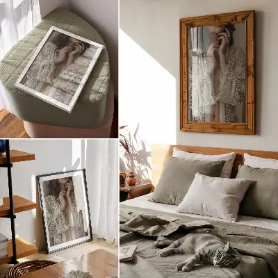 Poster con motivi di pizzo per un tocco di delicatezza, eleganza, classicità e femminilità