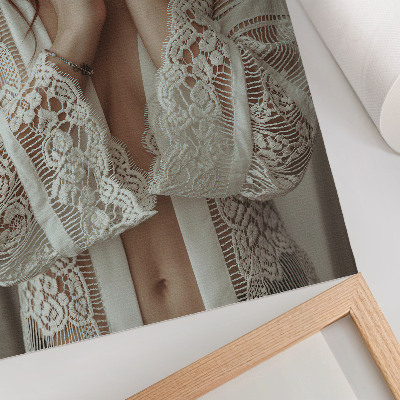 Poster Pizzo, delicatezza, eleganza, classicità, femminilità
