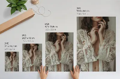 Poster con motivi di pizzo per un tocco di delicatezza, eleganza, classicità e femminilità