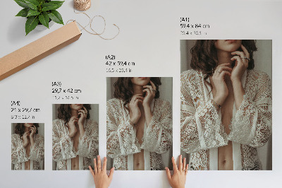 Poster Pizzo, delicatezza, eleganza, classicità, femminilità