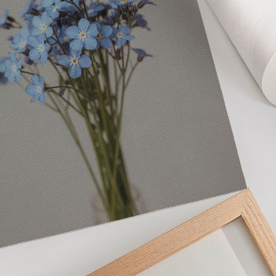 Foto su tela Una composizione floreale unica per un interno moderno.