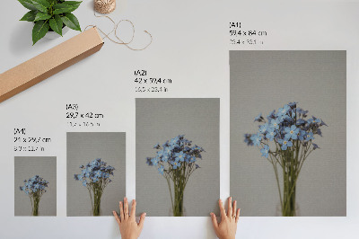 Foto su tela Una composizione floreale unica per un interno moderno.