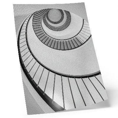 Poster Scala a chiocciola: geometria ipnotica ed eleganza
