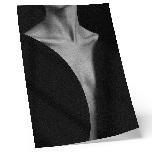 Stampa su tela Una raffinata combinazione di eleganza in bianco e nero.