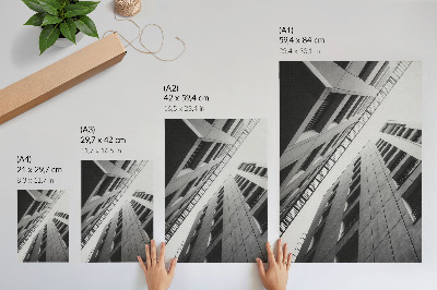 Foto su tela Architettura moderna dalle linee geometriche