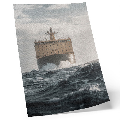 Stampa su tela Nave in mare Minimalismo Armonia e Maestosità