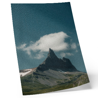 Poster Vetta spettacolare con nuvole vaporose