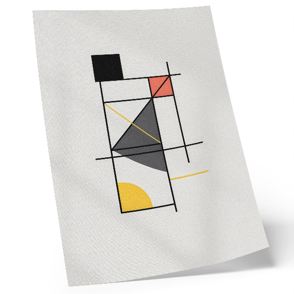 Poster Linee di motivi geometrici che formano uno stile moderno