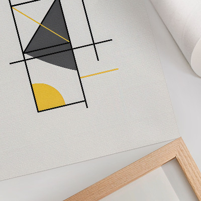 Poster Linee di motivi geometrici che formano uno stile moderno