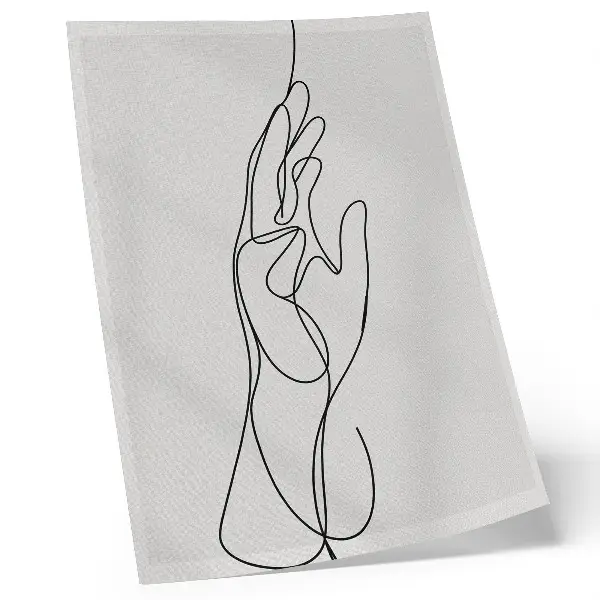 Foto su tela dal design minimalista e moderno realizzato a mano