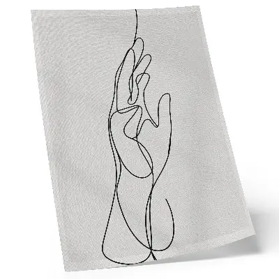 Foto su tela dal design minimalista e moderno realizzato a mano