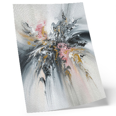 Poster forme astratte fluide grigio rosa beige