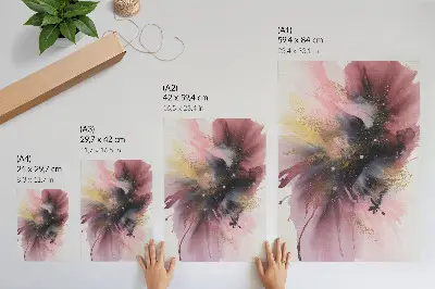 Stampa su tela un'esplosione di colore ed energia in stile moderno