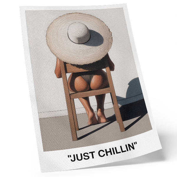 Poster Cappello dal design minimalista per un'atmosfera rilassante.