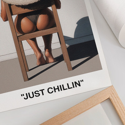 Poster Cappello dal design minimalista per un'atmosfera rilassante.