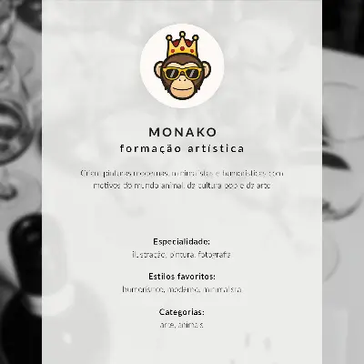 Stampa su tela con illustrazioni di animali umoristici in bianco e nero