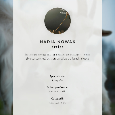 Poster Capre sullo sfondo della natura, piene di pace e armonia