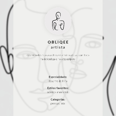 Poster Linee delicate ed eleganza armoniosa