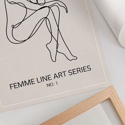 Poster Linee delicate ed eleganza armoniosa