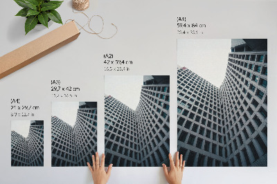 Stampa su tela Linee verticali nell'architettura moderna