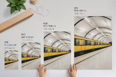 Foto su tela metropolitana moderna, linee fluide, dinamica