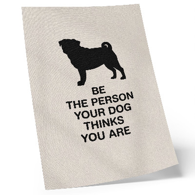 Foto su tela Motivazione e il cane