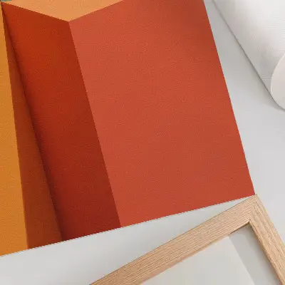 Poster architettura geometrica con colori e armonia nello spazio