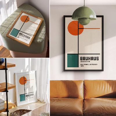 Stampa su tela Geometria, colori, minimalismo, modernità, forma