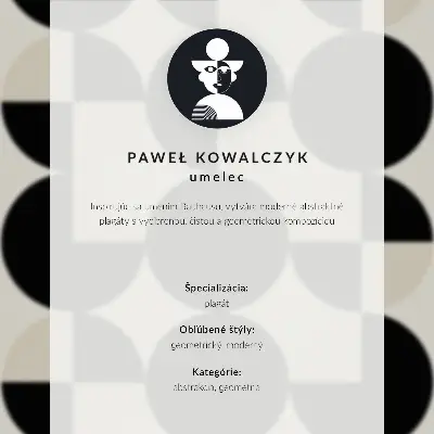 Stampa su tela con design geometrico minimalista e moderno