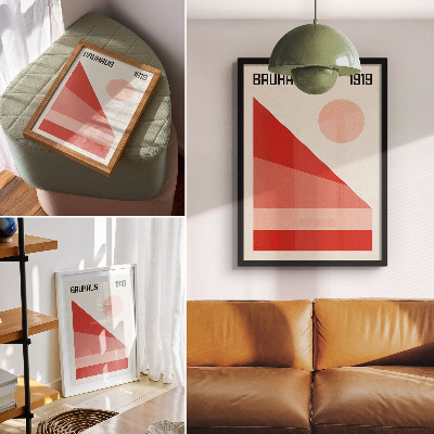 Foto su tela Composizione geometrica, minimalismo moderno