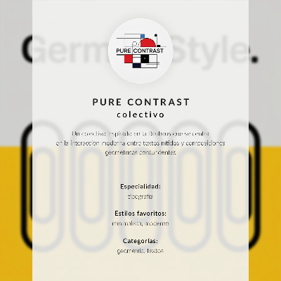 Foto su tela Lo stile Bauhaus è dominato dalla semplicità geometrica.