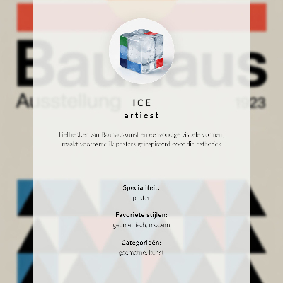 Stampa su tela Motivo geometrico con contrasto nero e arancione