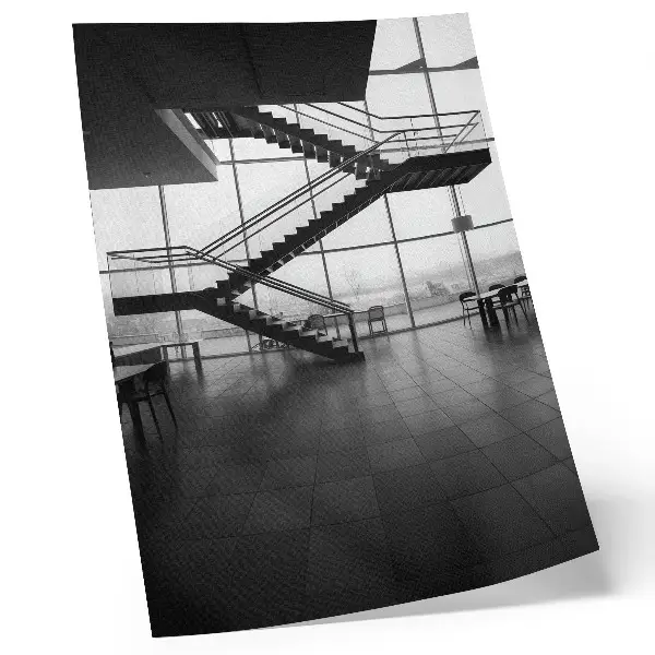 Poster con scale moderne dall'eleganza geometrica