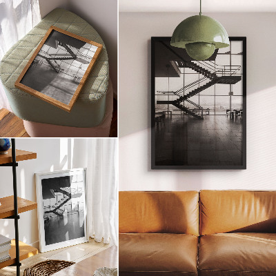 Poster Scale moderne dall'eleganza geometrica