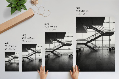 Poster Scale moderne dall'eleganza geometrica