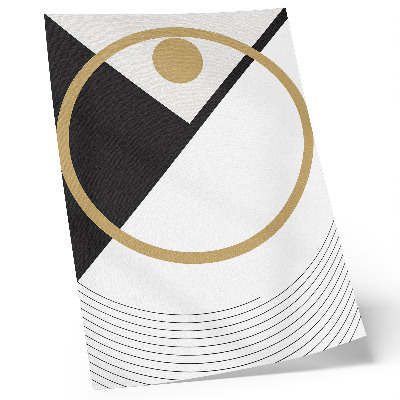 Stampa su tela Motivo geometrico, colori a contrasto, stile moderno
