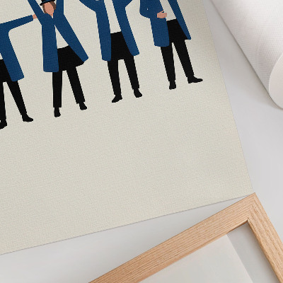 Poster Personaggi moderni in stile scandinavo