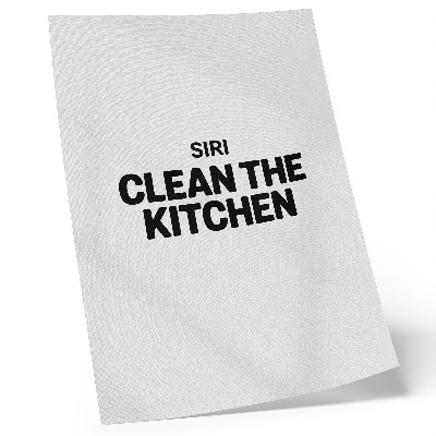 Poster Iscrizione minimalista con motivo a contrasto