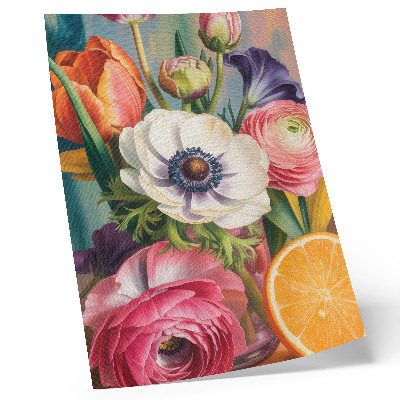 Poster Fiori pieni di vita e colore senza virgole