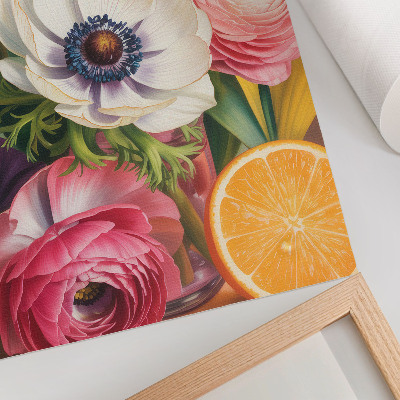 Poster Fiori pieni di vita e colore senza virgole