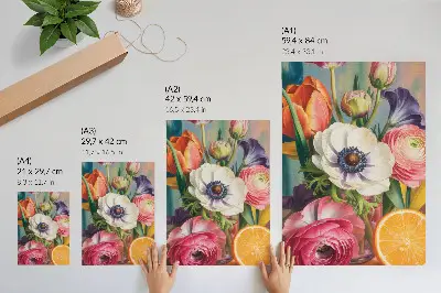 Poster fiori pieni di vita e colore