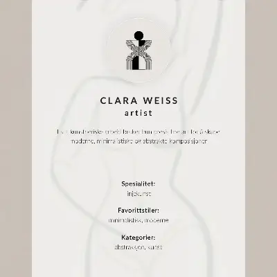 Poster con silhouette di un coniglio a linea sottile