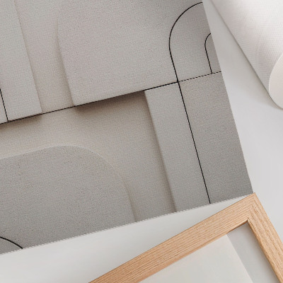 Stampa su tela Forme geometriche, composizione moderna, eleganza