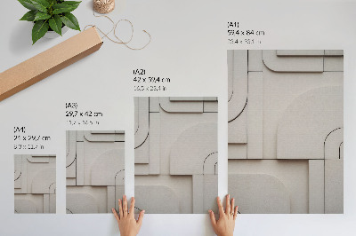 Stampa su tela Forme geometriche, composizione moderna, eleganza