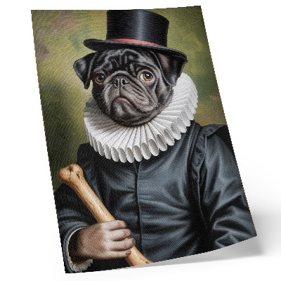 Poster Immagine di un cane in costume rinascimentale