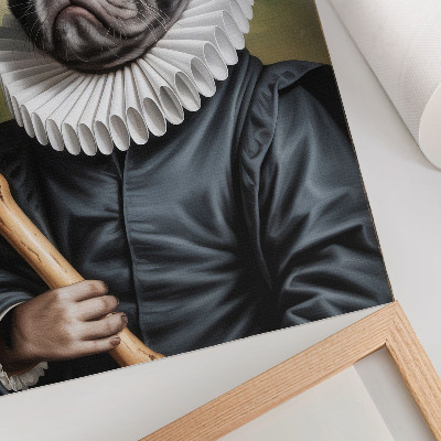 Poster Immagine di un cane in costume rinascimentale