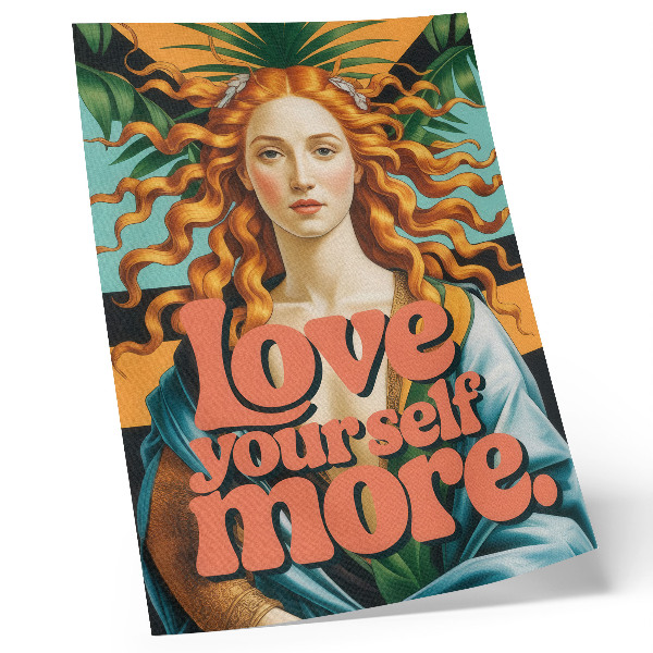 Poster La donna lascia scritte a contrasto