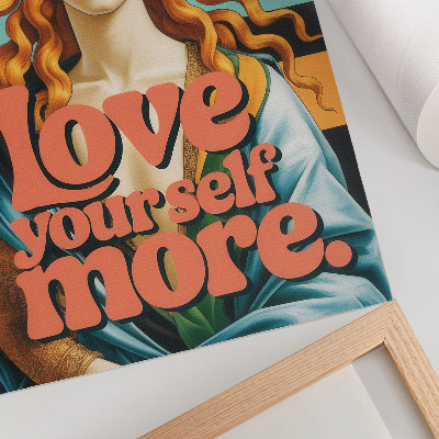 Poster La donna lascia scritte a contrasto