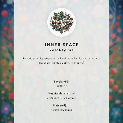 Foto su tela Un motivo con colibrì e fiori in chiave moderna.
