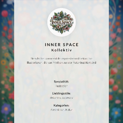 Foto su tela Un motivo con colibrì e fiori in chiave moderna.
